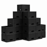 275ml Heavy Duty Beer Crate | Adventure Stacking Crate | Reusable Plastic Storage Crate