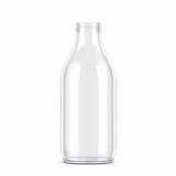 1 Pint (568ml) Glass Milk Bottles – Foil Cap Finish | Pallet of 1,218 Units