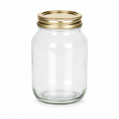 500ml Plain Mason Glass Jar