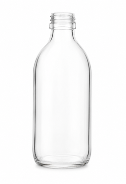 300ml Alpha Clear Glass Bottle