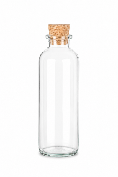 235ml (8oz) Traditional Glass Oil Bottle (Cork Mouth)