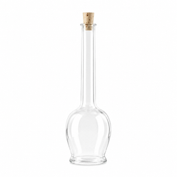 100ml Ravello Glass Oil Bottle (Cork Opening)