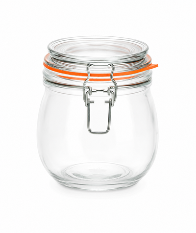 500ml Kilnclip Glass Jar