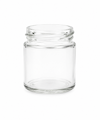 30ml White Flint Glass Squat Jar