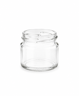 15ml White Flint Glass Squat Jar