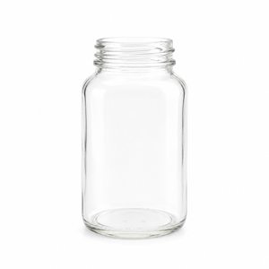 120ml (4oz) Bouteille en verre flint blanc pour poudre
