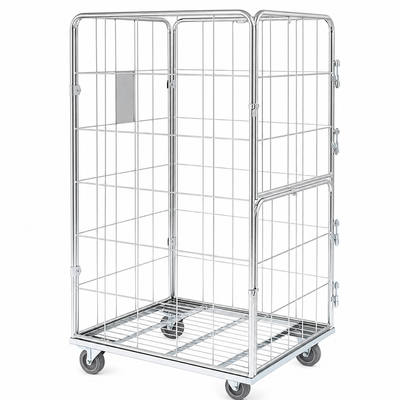 Container 800x700x1500 with Front Doors – Secure Roll Cage for Easy Access