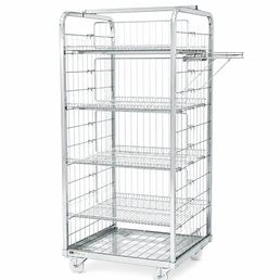 High Container 700x700 H1650 with 4 Shelves – Tall Roll Cage for Maximum Storage