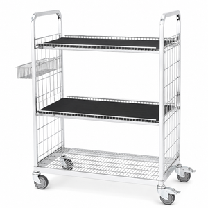 Conteneur bas 880x460 H1240 – Chariot roulant compact pour un stockage efficace