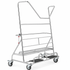 Plate Trolley Carry WP4BW with Shelf and Basket - Durable and Convenient