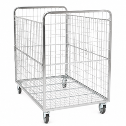 Container for Cartons 800x1200 H1200 – Large Roll Cage for Boxed Goods Handling