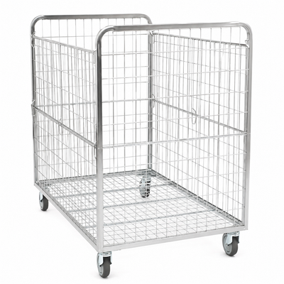 Container for Cartons 800x1200 H1200 – Large Roll Cage for Boxed Goods Handling