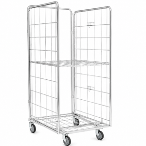 Conteneur pliant WMS 1800x810x750 – Chariot roulant pliable pour un stockage gain de place