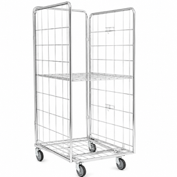 Folding Container WMS 1800x810x750 – Collapsible Roll Cage for Space-Saving Storage