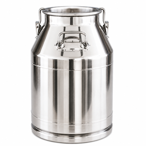 Churn à lait en acier inoxydable de 50 litres – Transport laitier fiable et durable