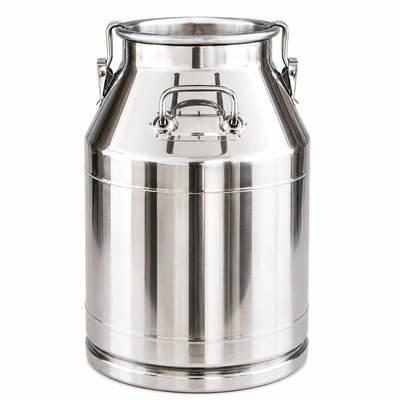 50 Litre Stainless Steel Milk Churn – Reliable and Durable Dairy Transport