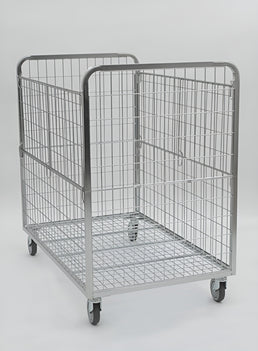 Container for Cartons 800x1200 H1200 – Large Roll Cage for Boxed Goods Handling