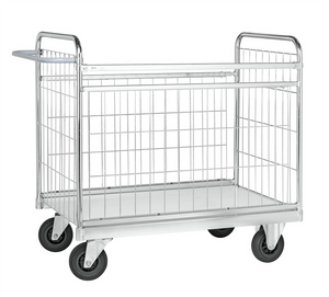 Galvanised Parcel Trolley with Removable Side Panels – 300kg Capacity