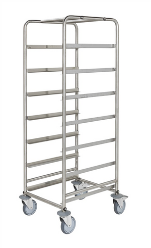 Stainless Steel Backhoe Trolley – C3 – 560 × 500 × 1565 mm
