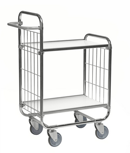 Series 8000 Adjustable Shelving Trolley – Electrogalvanised Flex Cart – 250kg Capacity (1195 × 470 × 1120 mm)