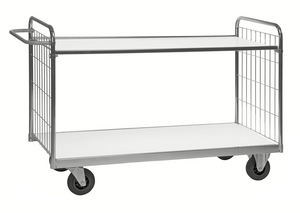 Series 9000 Shelving Trolley – Electrogalvanised – 300 kg Capacity (1590 × 650 × 1025 mm)