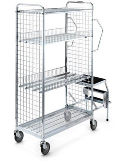 Used Narrow Stock Replenishment Trolley – Without Step Ladder