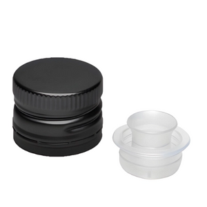 31.5MM Black Plastic Tamper Evident Oil-Pourer Cap