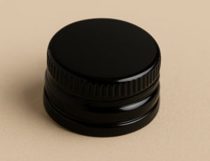 Capsules noires en urée 22R3 avec bouchon en PVDC – Étanchéité de précision avec un style classique