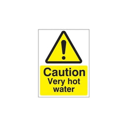 Caution Very Hot Water Safety Warning Sign