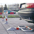 Commander Drop Down Frame Parking Post - Folding Vehicle Access Barrier