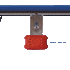 Heavy Duty Steel 2 Shelf Tray Trolley with Brake, 400kg Capacity