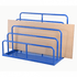 Free-Standing Multi-Height Steel Sheet Rack 4 Compartments 400kg Capacity