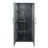Free-Standing Plastic Utility Cupboard with Three Half Shelves, 1630 x 680 x 370mm