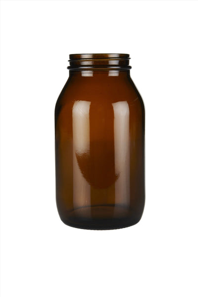 500ml Amber Glass Powder Empty Jar