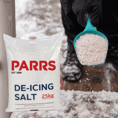 White De-icing Salt for Snow and Ice - Pallet of 49 x 25kg Bags