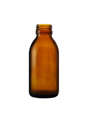 Bouteille en verre Amber Alpha de 125 ml