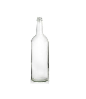 Bouteille de montagne en verre clair de 1 litre