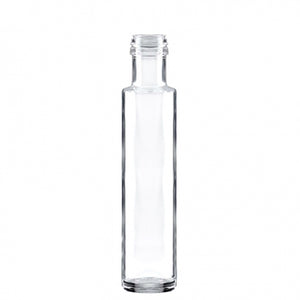 Bouteille d'huile en verre clair Dorica 250ml (goulot à vis)