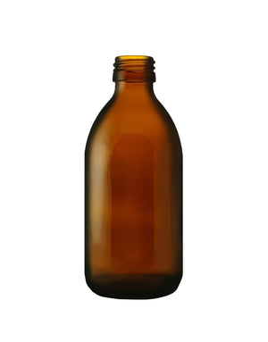 Bouteille en verre ambre Alpha de 300 ml