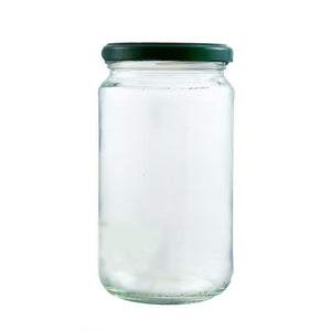 Bocal en verre pour cornichons de 480 ml (à vis)